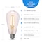 Feit Electric Feit ST19 E26 (Medium) LED Dusk to Dawn Bulb Daylight 60 Watt Equivalence 1 pk ST19C950CADFILD - alternate 4